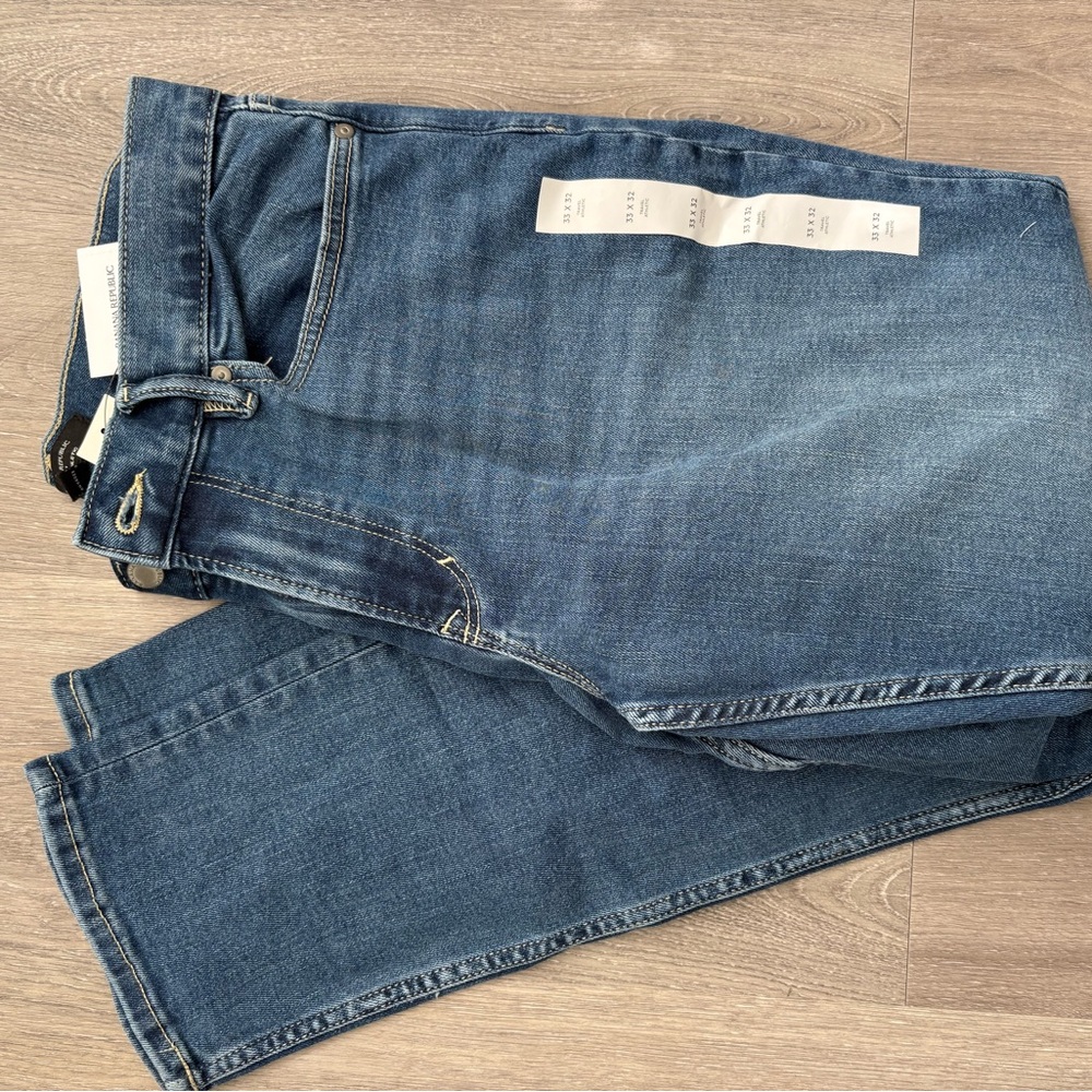 Banana Republic Men's Denim Slim Straight Jeans